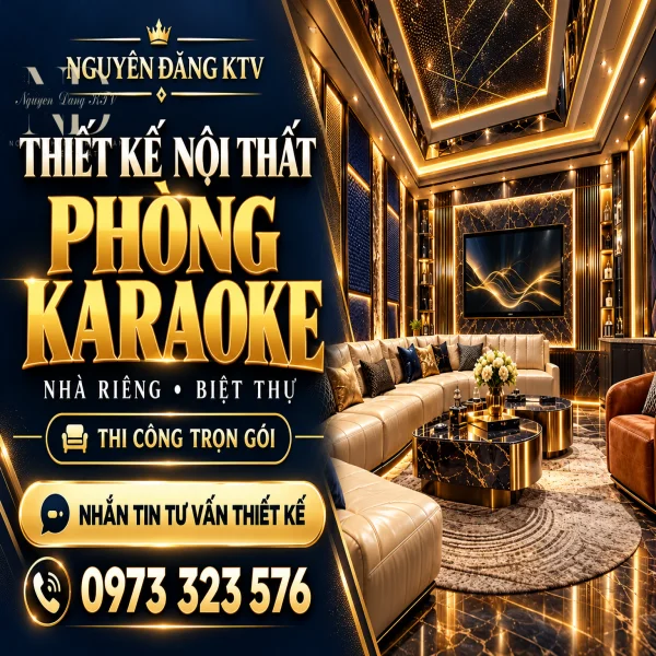 Thi công trọn gói phòng karaoke gia đình tại Đồ Sơn, Hải Phòng